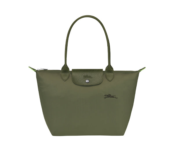 Longchamp Women's Le Pliage Green M Tote Bag Forest