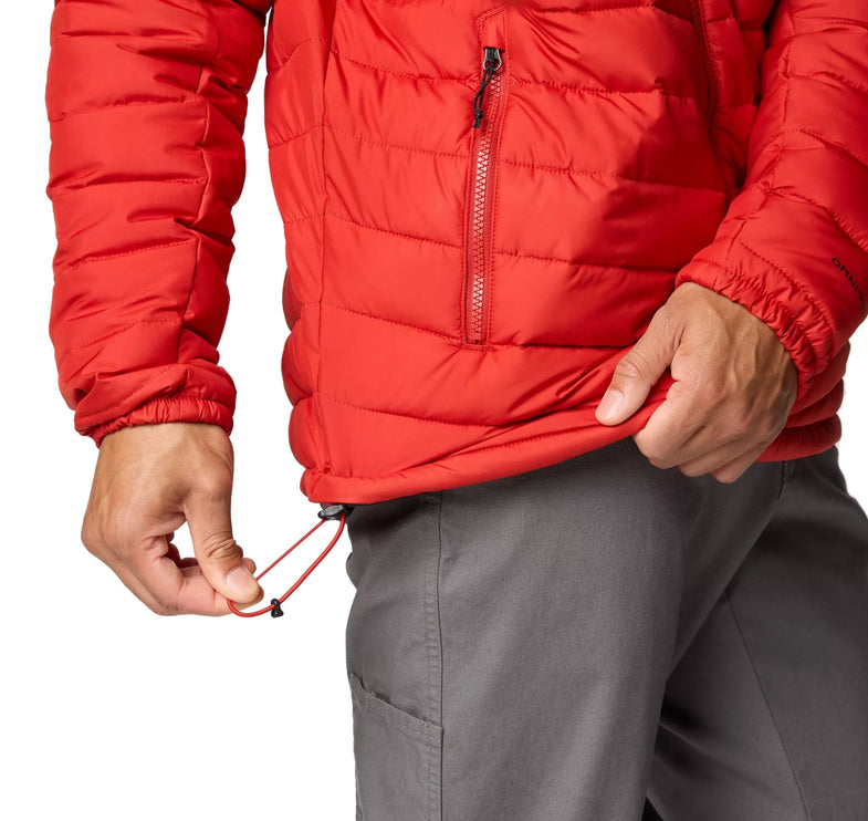 Columbia Men's Slope Edge II Hooded Jacket Sail Red