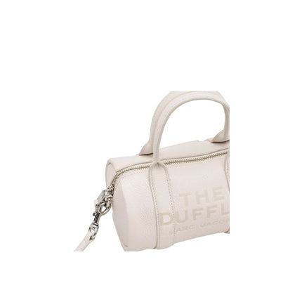 Marc Jacobs Women's The Leather Mini Duffle Bag Cotton Silver