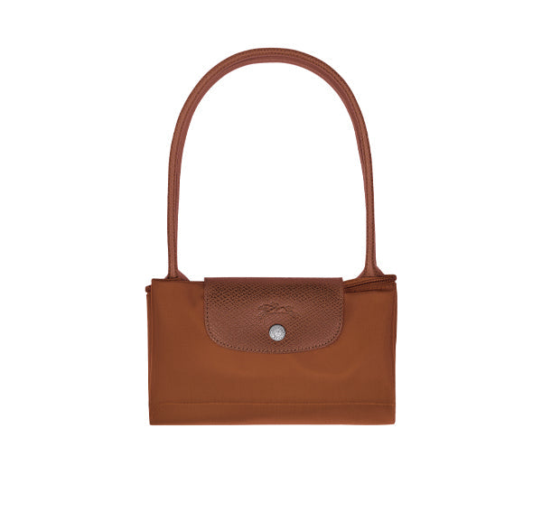 Longchamp Women's Le Pliage Green M Tote Bag Cognac