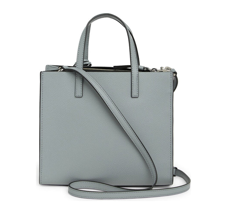 Marc Jacobs Women's Mini Grind Leather Tote Rock Grey - Ready to Ship