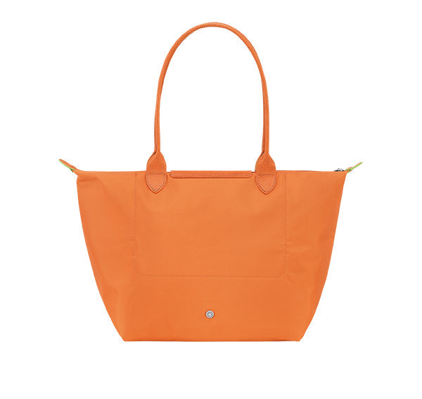 Longchamp Women's Le Pliage Green L Tote Bag Orange
