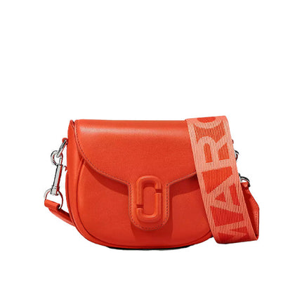 Marc Jacobs Women's The Covered J Marc Saddle Bag Electric Orange