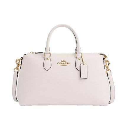 Coach Women's Georgia Satchel Gold/Chalk