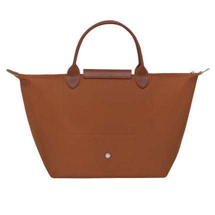 Longchamp Women's Le Pliage Green M Handbag Cognac