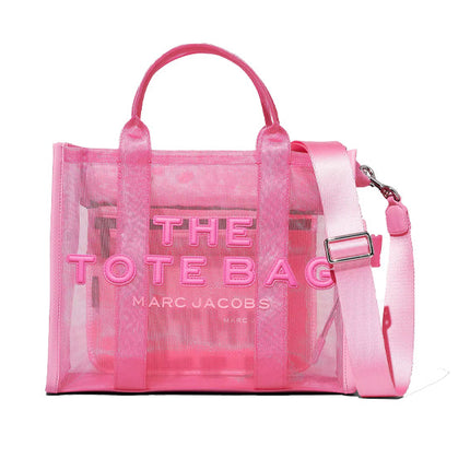 Marc Jacobs Women's The Mesh Medium Tote Bag Candy Pink