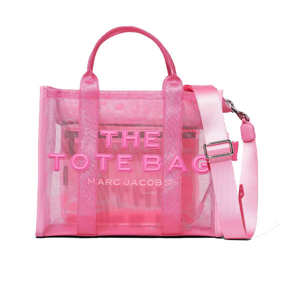 Marc Jacobs Women's The Mesh Medium Tote Bag Candy Pink