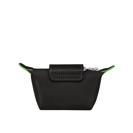 Longchamp Women's Le Pliage Green Coin Purse Black