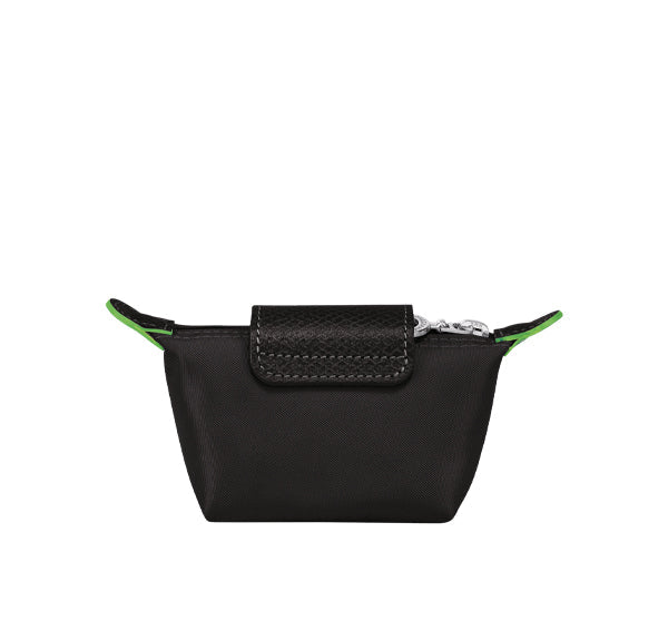 Longchamp Women's Le Pliage Green Coin Purse Black