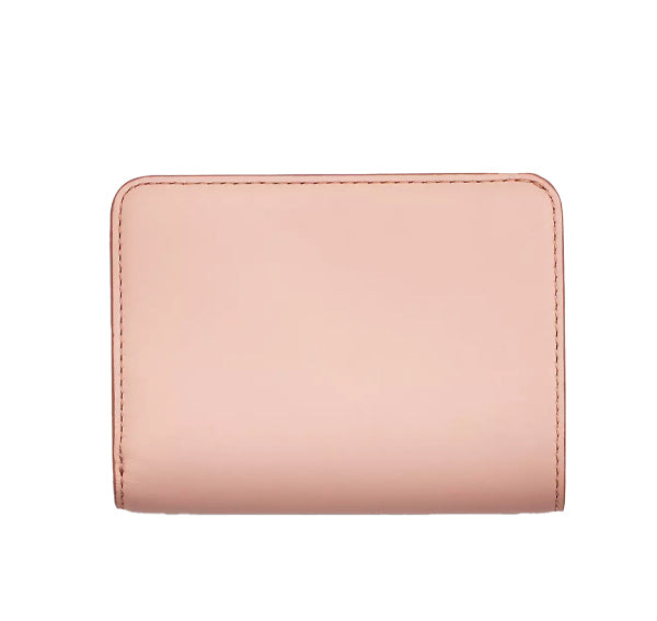 Marc Jacobs Women's The Leather J Marc Mini Compact Wallet Rose