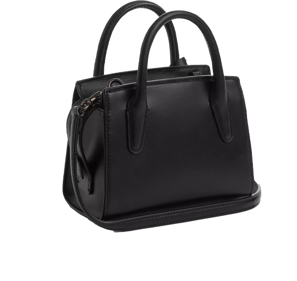 Coach Women's Andrea Mini Carryall Black Copper Black