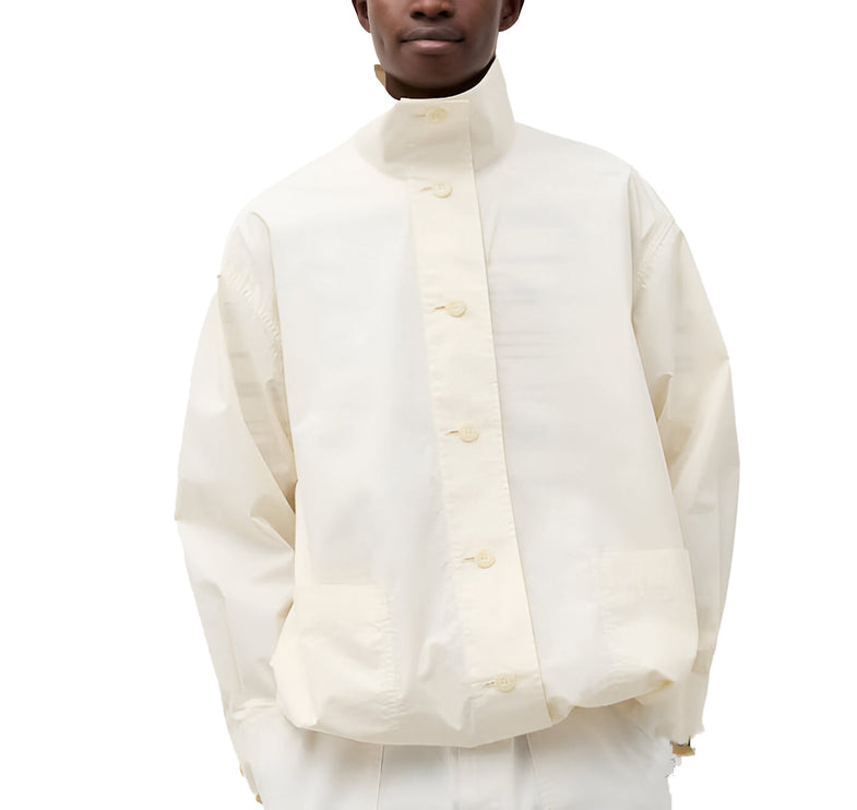 Uniqlo Unisex Light Cotton Oversized Jacket 01 Off White