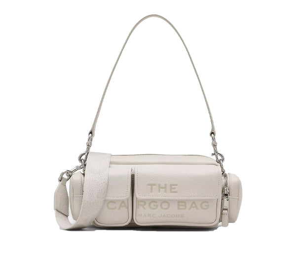 Marc Jacobs Women's The Leather Cargo Bag Cotton Silver