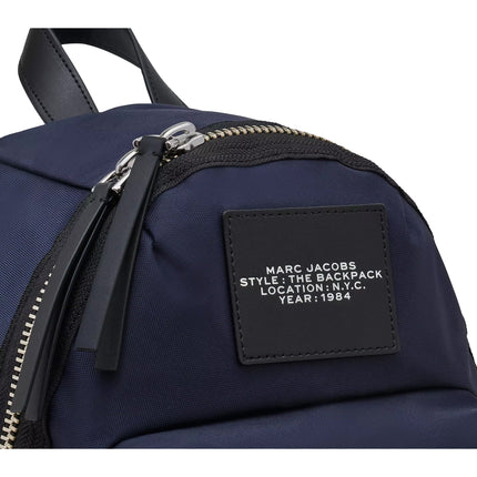 Marc Jacobs Women's The Biker Nylon Medium Backpack Midnight Blue