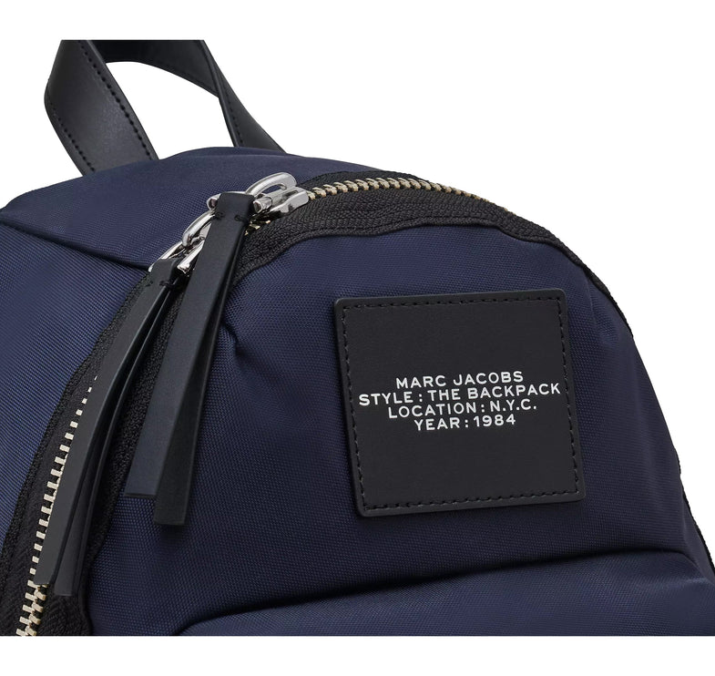 Marc Jacobs Women's The Biker Nylon Medium Backpack Midnight Blue