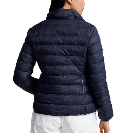 Polo Ralph Lauren Women's Packable Quilted Jacket RL Navy