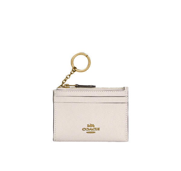 Coach Women's Mini Skinny Id Case Gold/Chalk