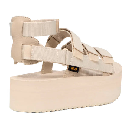 Teva Women's Off-White Flatform Mevia Sandals Birch