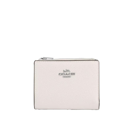 Coach Women's Bifold Wallet Silver/Chalk