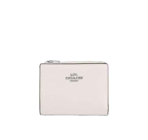 Coach Women's Bifold Wallet Silver/Chalk