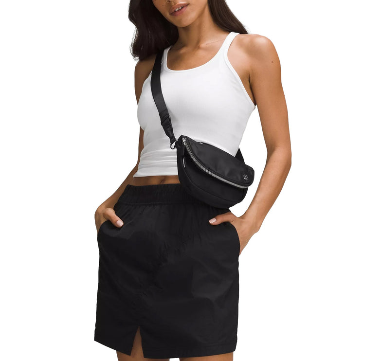 lululemon Women's All Night Festival Bag Micro 2L Black/Silver