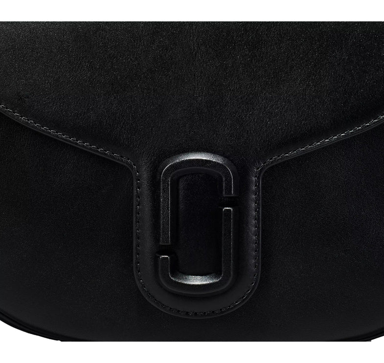 Marc Jacobs Women's The Covered J Marc Large Saddle Bag Black