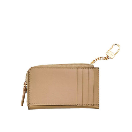 Marc Jacobs Women's The Leather J Marc Top Zip Multi Wallet Camel