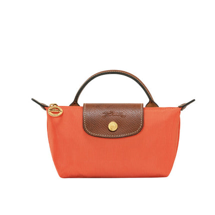 Longchamp Women's Le Pliage Original Pouch With Handle Orange