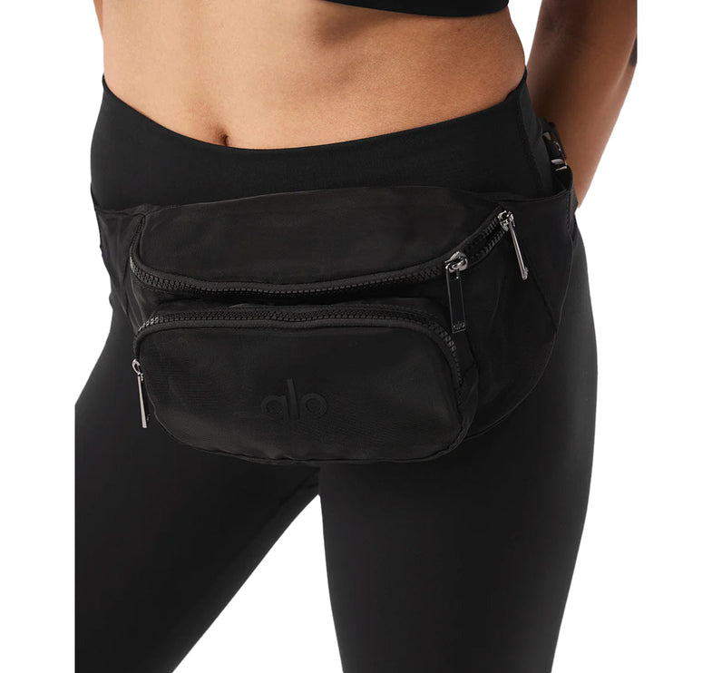 Alo Yoga Women's Sheer Fanny Pack Black