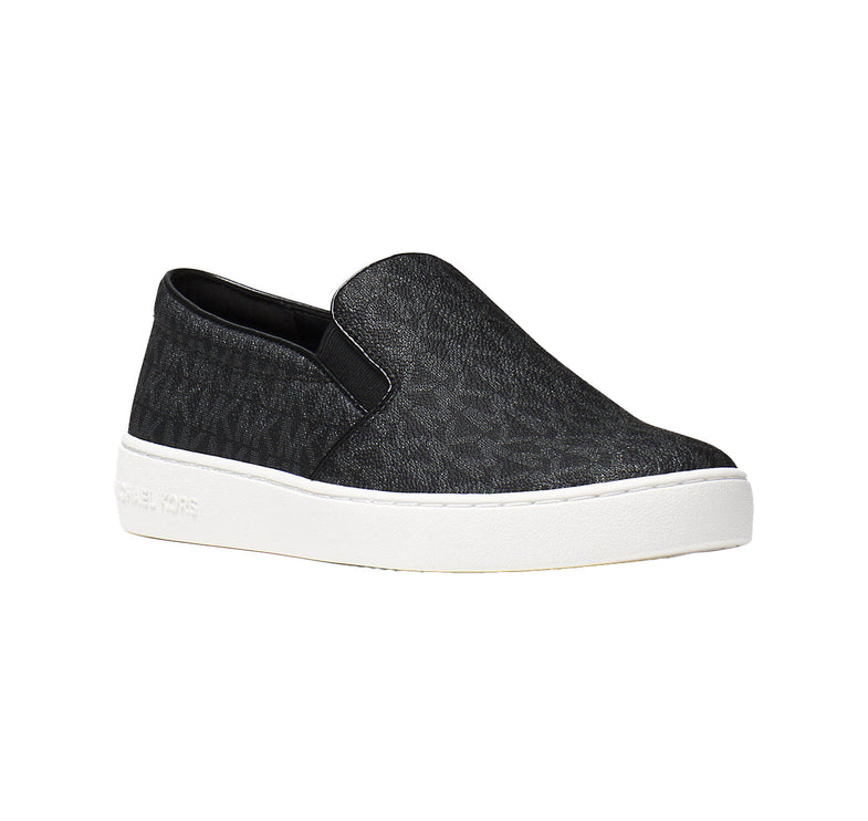 Michael Kors Women's Keaton Logo Slip On Sneaker Black