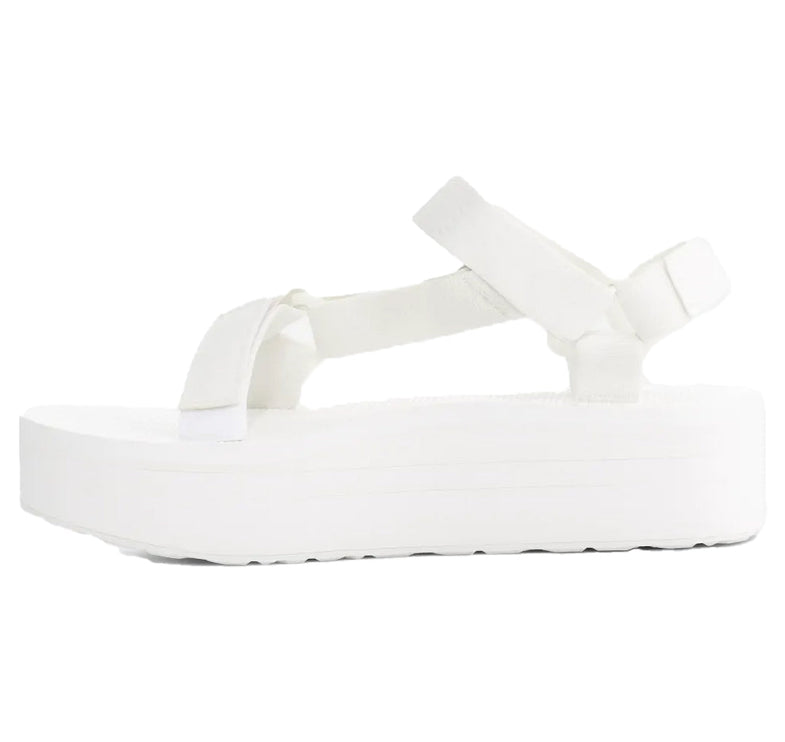 Teva Women's White Flatform Universal Sandals Bright White