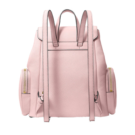 Michael Kors Women's Jet Set Medium Pebbled Leather Backpack Powder Blush