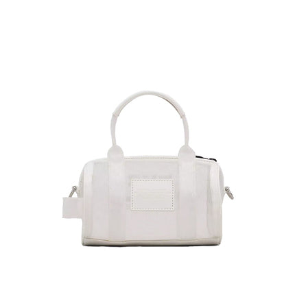 Marc Jacobs Women's The Mesh Leather Mini Duffle Bag White