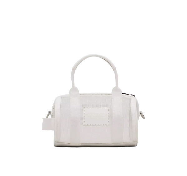 Marc Jacobs Women's The Mesh Leather Mini Duffle Bag White