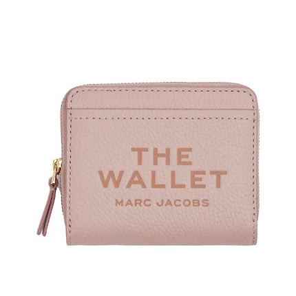 Marc Jacobs Women's The Leather Mini Compact Wallet Rose