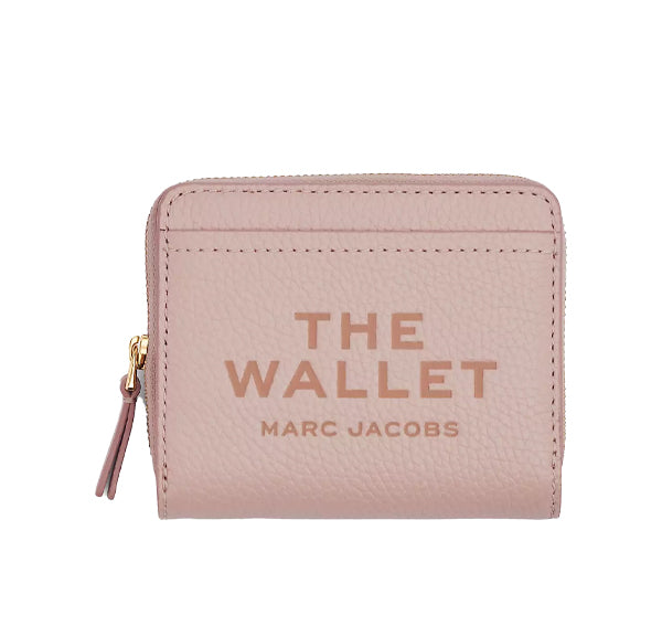 Marc Jacobs Women's The Leather Mini Compact Wallet Rose