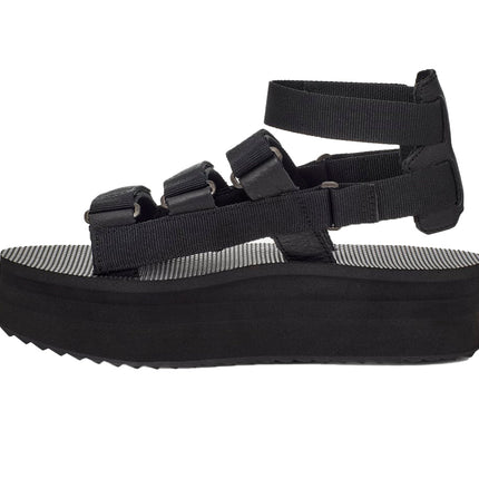 Teva Women's Black Flatform Mevia Sandals Black