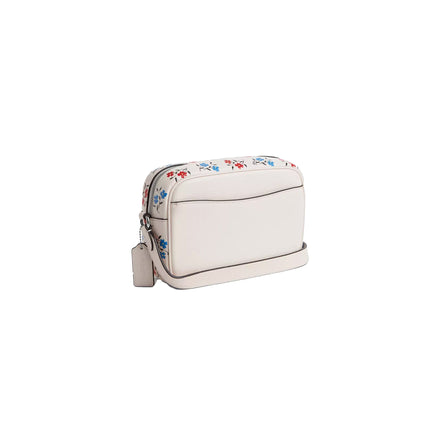 Coach Women's Jamie Camera Bag With Floral Print Silver/Chalk Multi