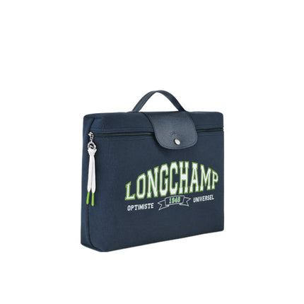 Longchamp Women's Le Pliage Collection Briefcase Navy