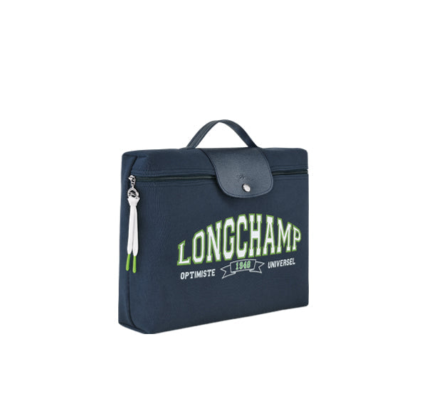 Longchamp Women's Le Pliage Collection Briefcase Navy