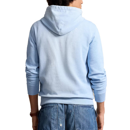 Ralph Lauren Men's The Ralph & Ricky Bear Hoodie Chambray Blue