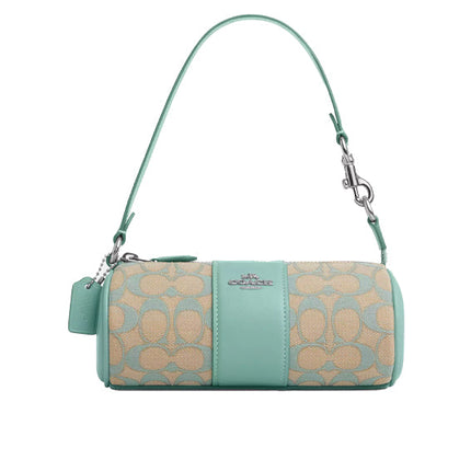 Coach Women's Nolita Barrel Bag In Signature Jacquard  Sv/Faded Blue