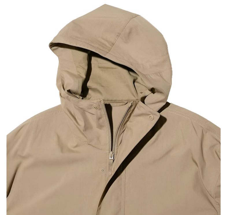 Uniqlo Men's Utility Hooded Jacket 32 Beige