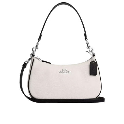 Coach Women's Teri Shoulder Bag Silver/Chalk Black