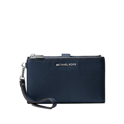 Michael Kors Women's Adele Leather Smartphone Wallet Navy