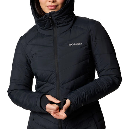 Columbia Women's Joy Peak II Mid Hooded Jacket Black