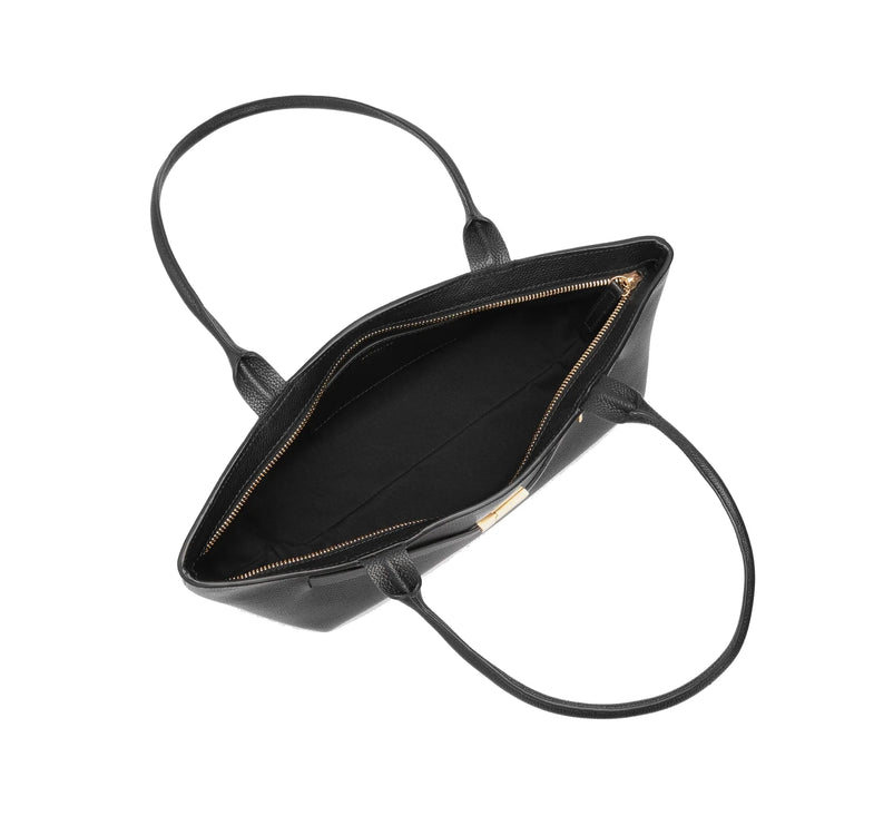 DeMellier London Women's The New York Shoulder Black Small Grain