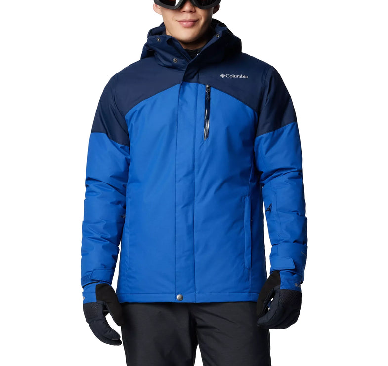 Columbia Men's Last Tracks II Jacket Mountain Blue/Collegiate Navy