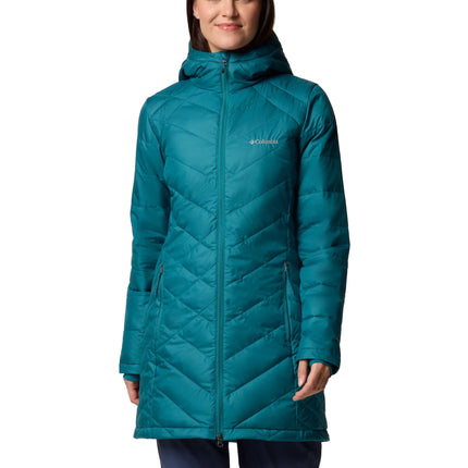 Columbia Women's Heavenly Long Hooded Jacket River Blue