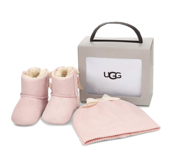 UGG Baby Jesse Bow II & Beanie Baby Pink